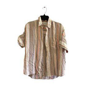Madewell Stripped Size Small Collared Button Down Women's Shirt